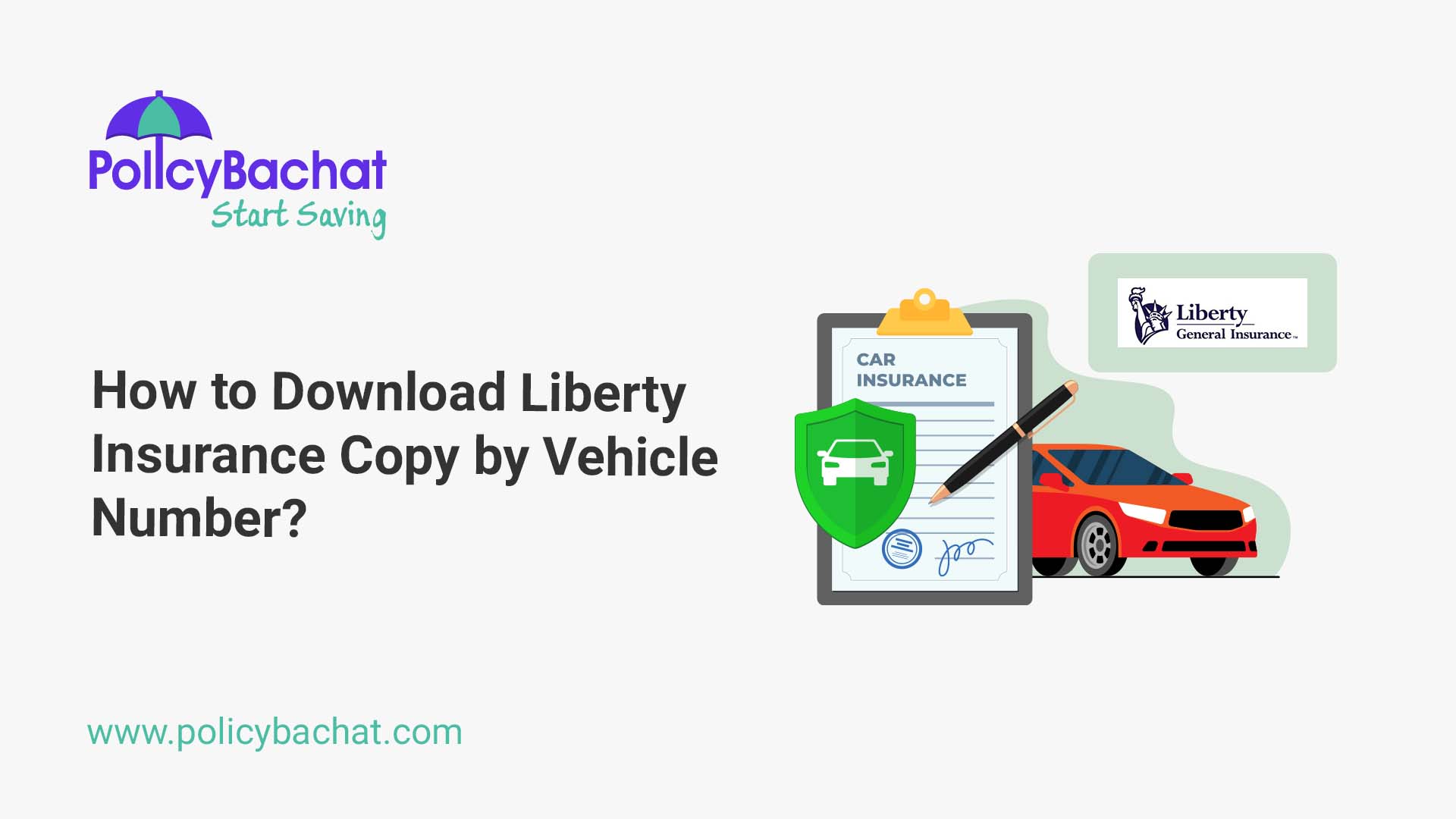 How to Download Liberty Insurance Copy by Vehicle Number? PolicyBachat